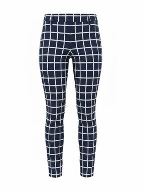 GAP Navy Chinos with White Windowpane Grid